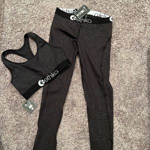 ETHIKA WOMEN'S FULL TIGHT & SPORT'S BRA SET